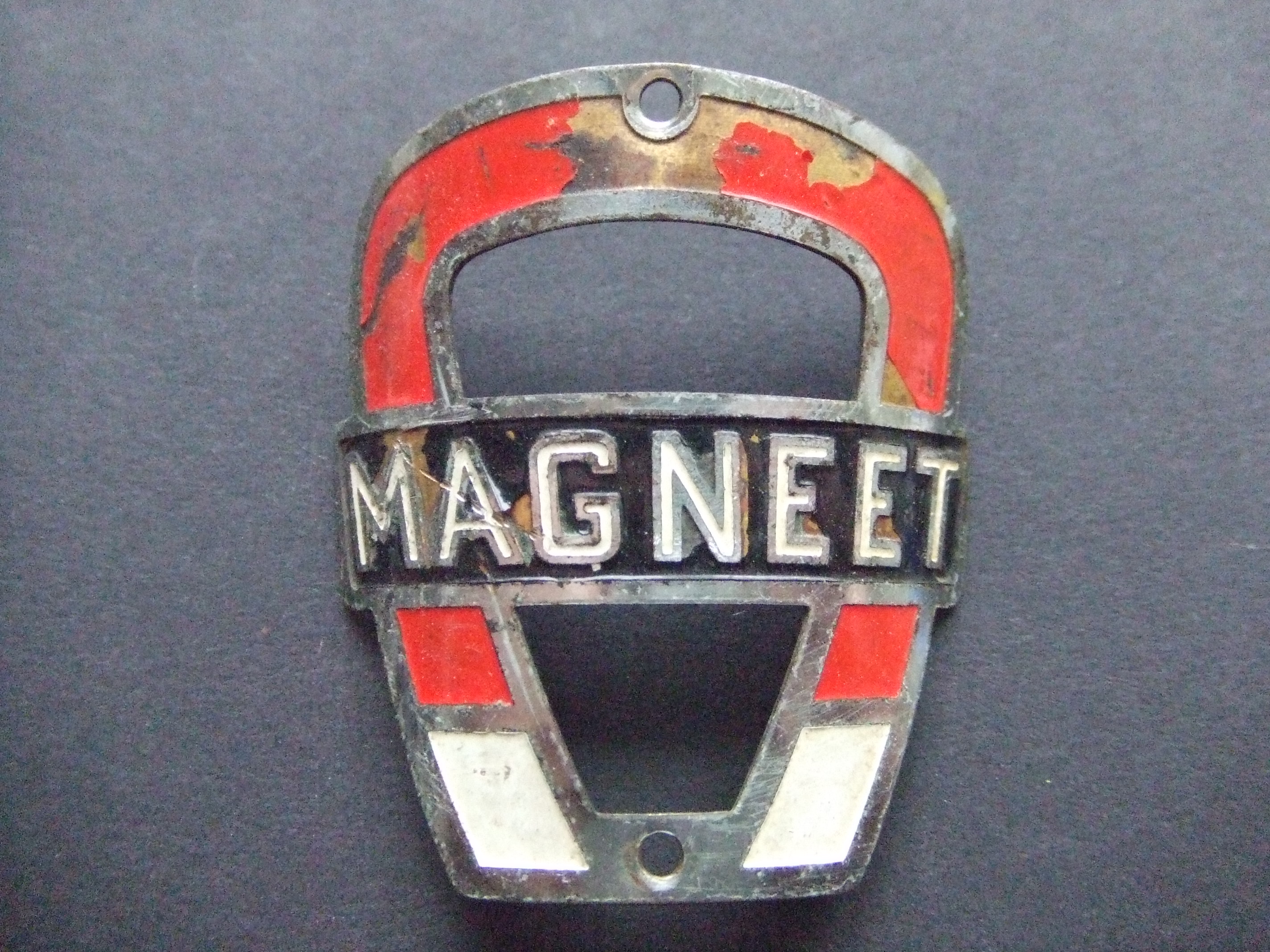 Magneet Rijwielen, Motorenfabriek Weesp oud balhoofdplaatje 4